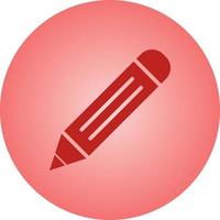 Beautiful Pencil Vector Glyph icon