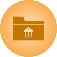 Beautiful Banking folder vector Glyph Icon