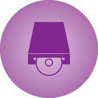 Beautiful Cd Rom Vector Glyph icon