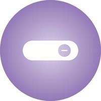 Beautiful Slide button Glyph Vector Icon