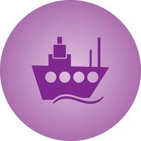 Beautiful Ship Vector Glyph Icon