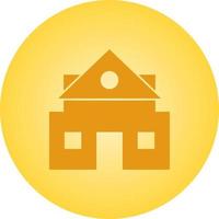 Beautiful House Vector Glyph Icon