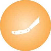 Beautiful Knife Glyph Vector Icon