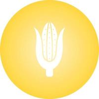 Beautiful Corn Glyph Vector Icon