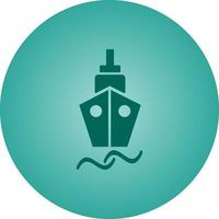 Beautiful Ship Vector Glyph Icon