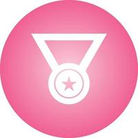 Beautiful Medal Glyph Vector Icon