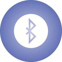 Beautiful Bluetooth Glyph Vector Icon