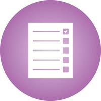 Beautiful Quiz Glyph Vector Icon