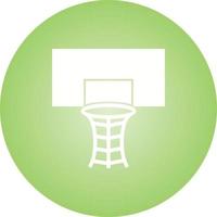 Beautiful Volleyball Hoop Glyph Vector Icon