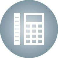 Beautiful Measurement Calculation Glyph Vector Icon