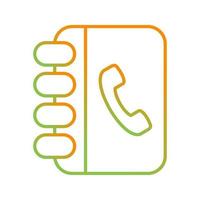 Contact Book Vector Icon