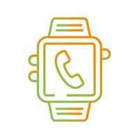 Watch Call Vector Icon