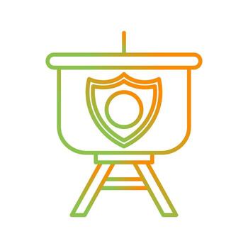 Security Presentation Vector Icon
