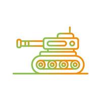 icono de vector de tanque