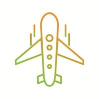 Beautiful Aeroplane Vector line icon