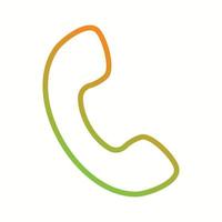 Beautiful Phone vector line icon