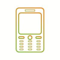 Beautiful Phone vector line icon