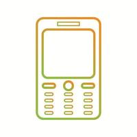 Beautiful Phone vector line icon