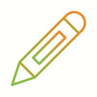 Beautiful Pencil vector line icon