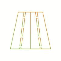 Beautiful Road vector line icon