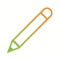 Beautiful Pencil vector line icon