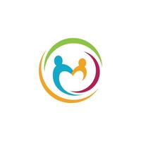 Community, network and social icon vector