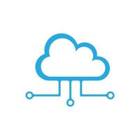 Cloud template vector