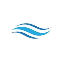 Water wave icon vector