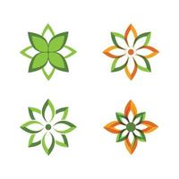 diseño de icono de vector de flor