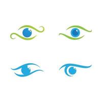 Eye Care vector logo design