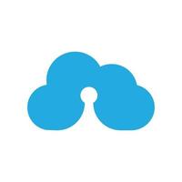 Cloud template vector