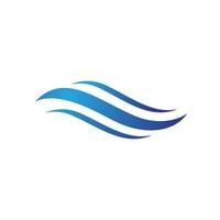 Water wave icon vector