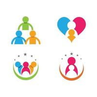 Community, network and social icon vector