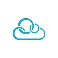 Cloud template vector