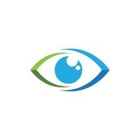 Eye Care vector logo design