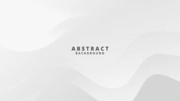 Abstract White Fluid Wave Background vector