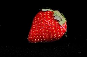 Isolated strawberry fruit photo
