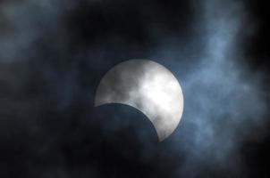 Close-up view of the moon photo