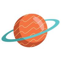 saturn space outer planet vector