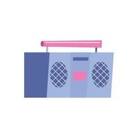 boombox music player vector