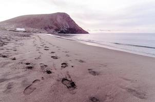 Sand beach view photo