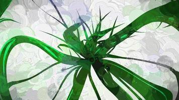 Abstract Flowers Botanical Digital Illustration photo