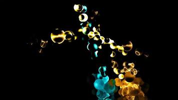 Glitter Vibrant Spheres Abstract Background Digital Rendering photo