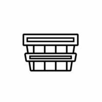 Cart icon template. Stock vector illustration.