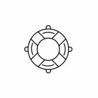 Life buoy icon. Life buoy icon template. Stock vector illustration.