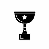 Cup. Trophy icon template. Stock vector illustration.
