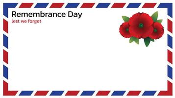 Remembrance day concept, Background with beautiful red poppies. Vector illustration, A poppy flower banner vector