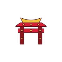 the Chinese New Year theme icon is suitable for additional ornaments vector