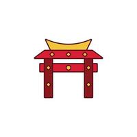 the Chinese New Year theme icon is suitable for additional ornaments vector