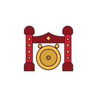 the Chinese New Year theme icon is suitable for additional ornaments vector